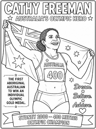 Cathy Freeman Poster