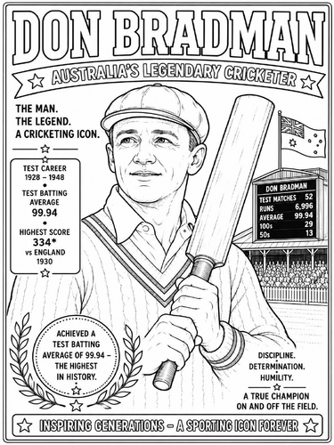 Don Bradman Poster
