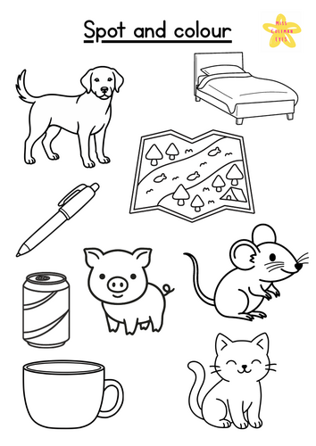 Spot and colour CVC words