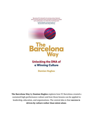 NPQ - Senior Leadership - Book - The Barcelona Way