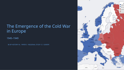 IB History Paper 3: Europe during and after the Cold War (1945-2020) - Emergence