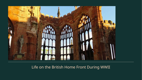 WWII British Home Front Slideshow Presentation