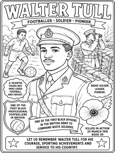 Walter Tull Poster