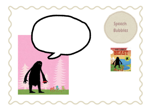 The Lonely Beast Speech Bubbles