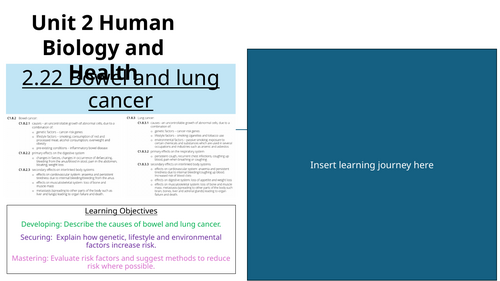 AAQ Health and Social Care Unit 2 Human Biology & Health Essential content C