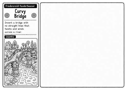 Curvy Bridge | Friedensreich Hundertwasser Inspired Architecture Challenge