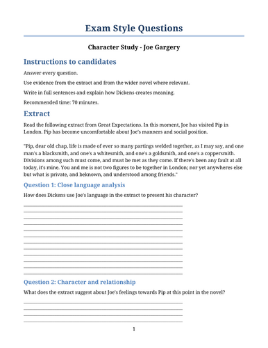 Great Expectations – Joe Gargery