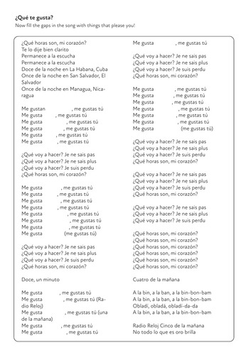 Spanish A Level taster: me gustas tú and how the verb gustar works
