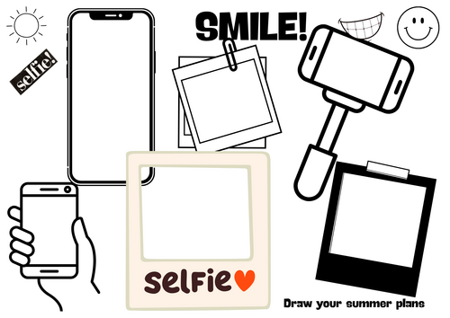 Summer plans drawing activity