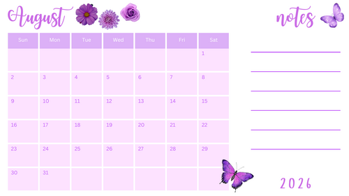 Academic year calendar 26/27