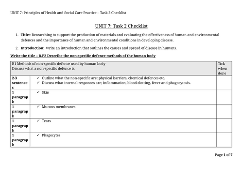 AAQ Unit 7 - Checklist Aim B