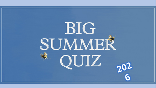 Summer Quiz 2026