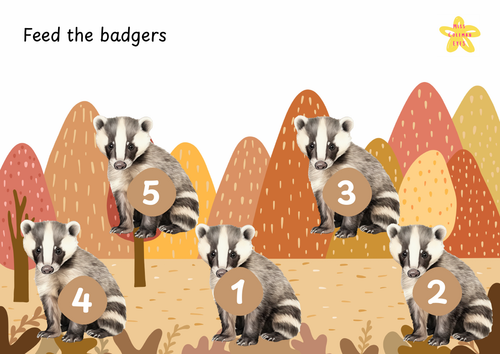 Feed the forest animals 1-5