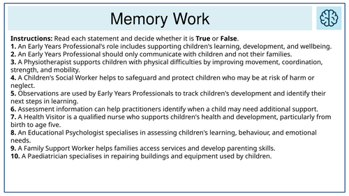 NCFE Cache level 1/2 child development and care. Content area 8 The importance of observation