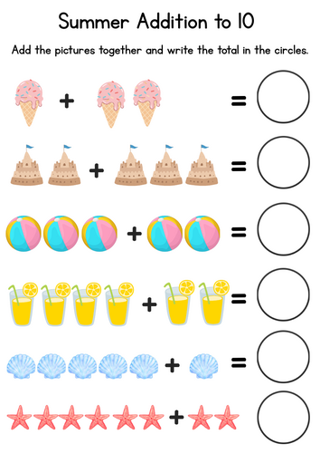 Summer Addition to 10 | EYFS & Key Stage 1 | Maths