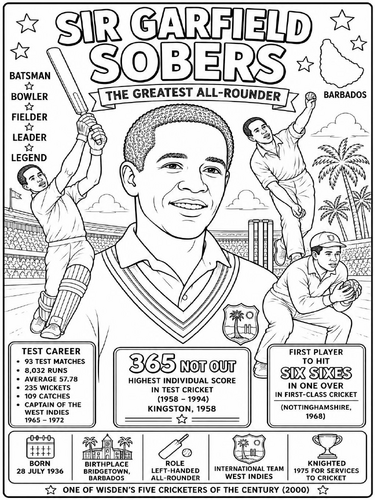 Sir Garfield Sobers Poster