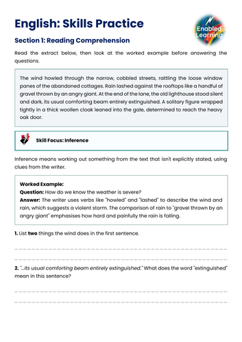 Year 8 English Skills Practice