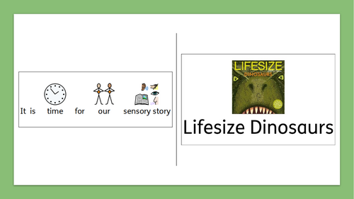Lifesize Dinosaurs Sensory Story