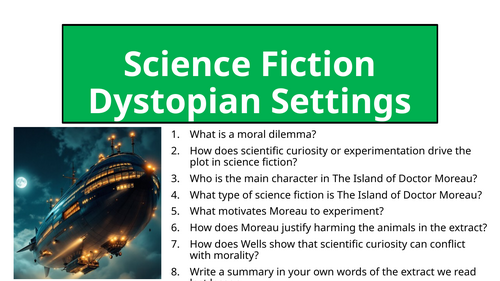 Science Fiction - Dystopian Settings (The Machine Stops)