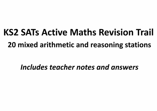 KS2 SATs Active Maths Revision Trail