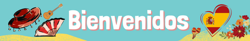 Giant Bienvenidos Banner for Classroom