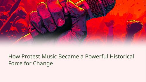 History of Protest Music Slideshow Presentation