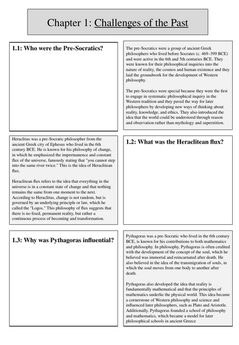 Ancient Greek Philosophy