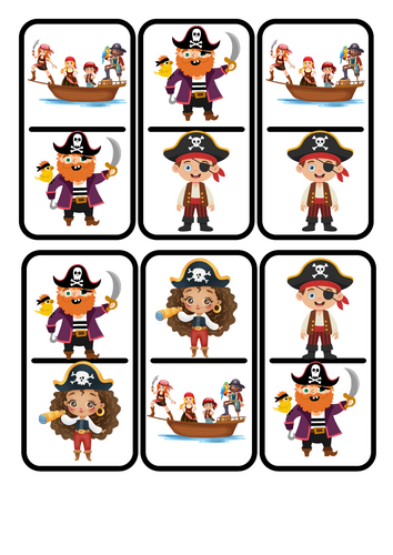Pirate Snap and Domino