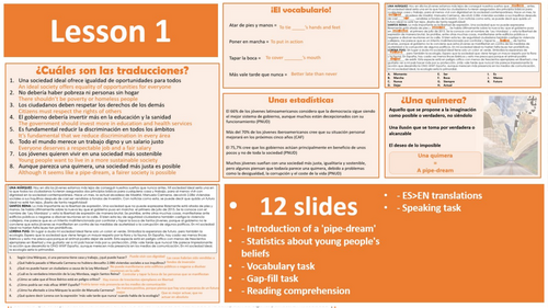 A-Level AQA 10.3 - Su sociedad ideal ¿una quimera?