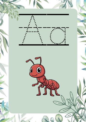 Botanical Alphabet Posters