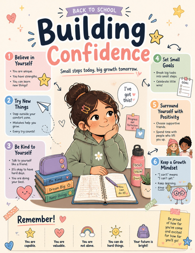 Building Confidence I Educational Poster