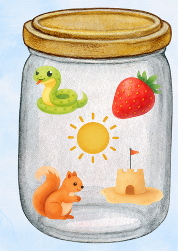 Phase 2 phonics jars