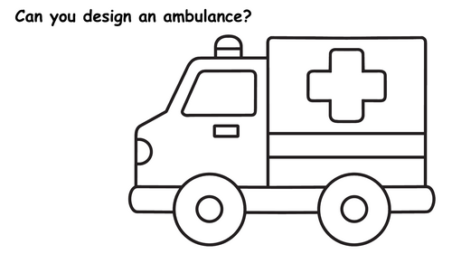 Design an emergency service vehicle worksheet