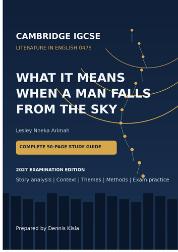 comprehensive study guide to Lesley Nneka Arimah’s What It Means When a Man Falls from the Sky