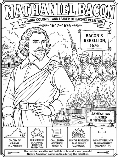 Nathaniel Bacon (Virginia colonist) Poster