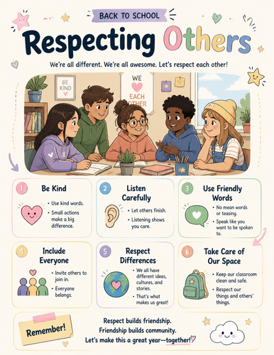 Respecting Others I Educational Poster