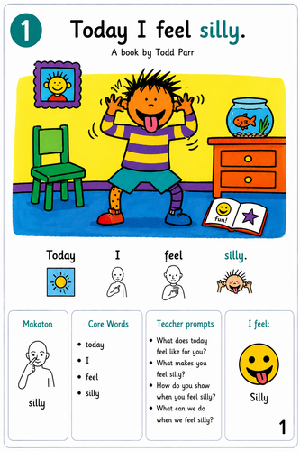 I Feel Silly Today – Widgit Symbol Adapted Book | ASD, SEN & SEND