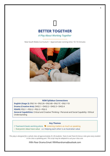 Growing Together: Better Together | Teamwork Classroom Play
