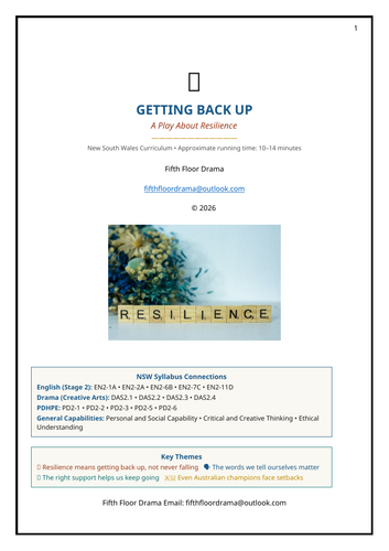 Growing Together: Getting Back Up | Resilience Classroom Play