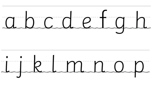 Read Write Inc Handwriting Display