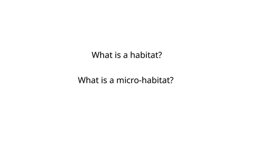 Types of habitats in the UK