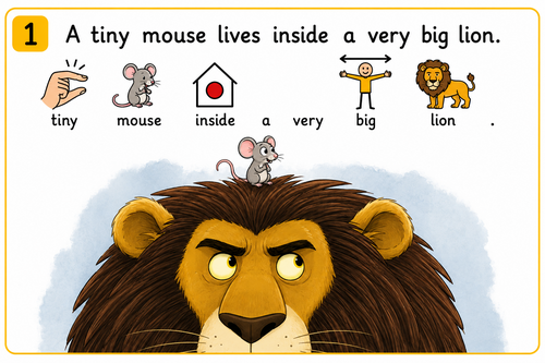 The Lion Inside by Rachel Bright & Jim Field – Symbol Adapted Book