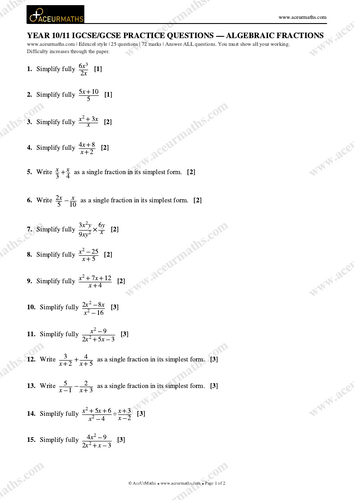 Percentages and Compound Interest - GCSE AQA/EDEXCEL Year 9/10 Worksheet with Answers