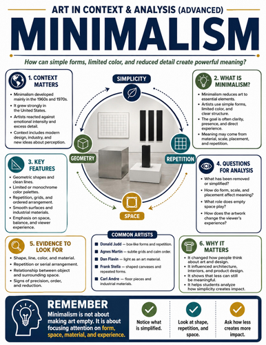 Minimalism I Educational Poster I Classroom Decor