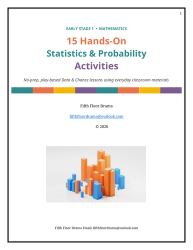 Statistics and Probability – NSW Syllabus - Hands on Activities for Kindergarten