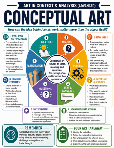 Conceptual Art I Educational Poster I Classroom Decor