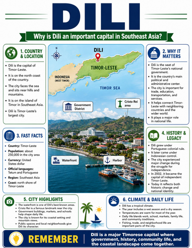 Dili I Educational Poster I Classroom Decor