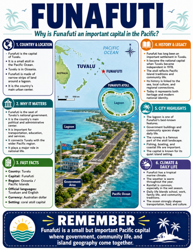Funafuti I Educational Poster I Classroom Decor