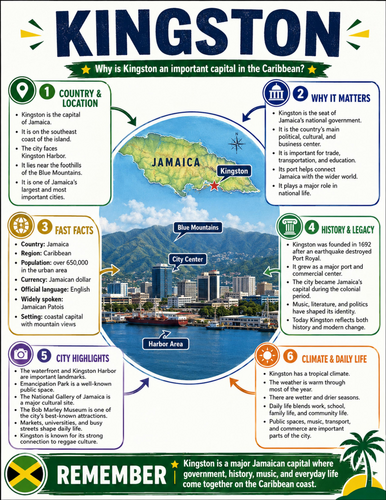 Kingston I Educational Poster I Classroom Decor