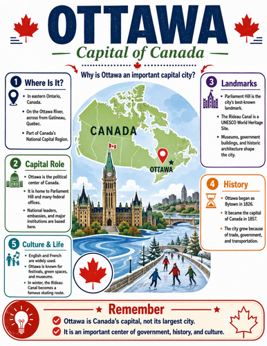 Ottawa I Educational Poster I Classroom Decor